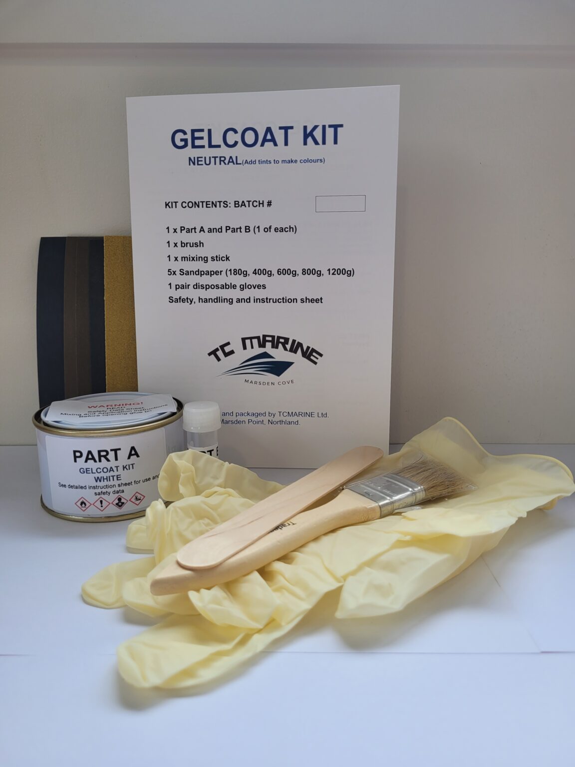 Gelcoat Repair Kit 100ml tc_marine